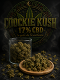 Cookie Kush CBD 17% – Fleur CBD premium aux notes gourmandes
